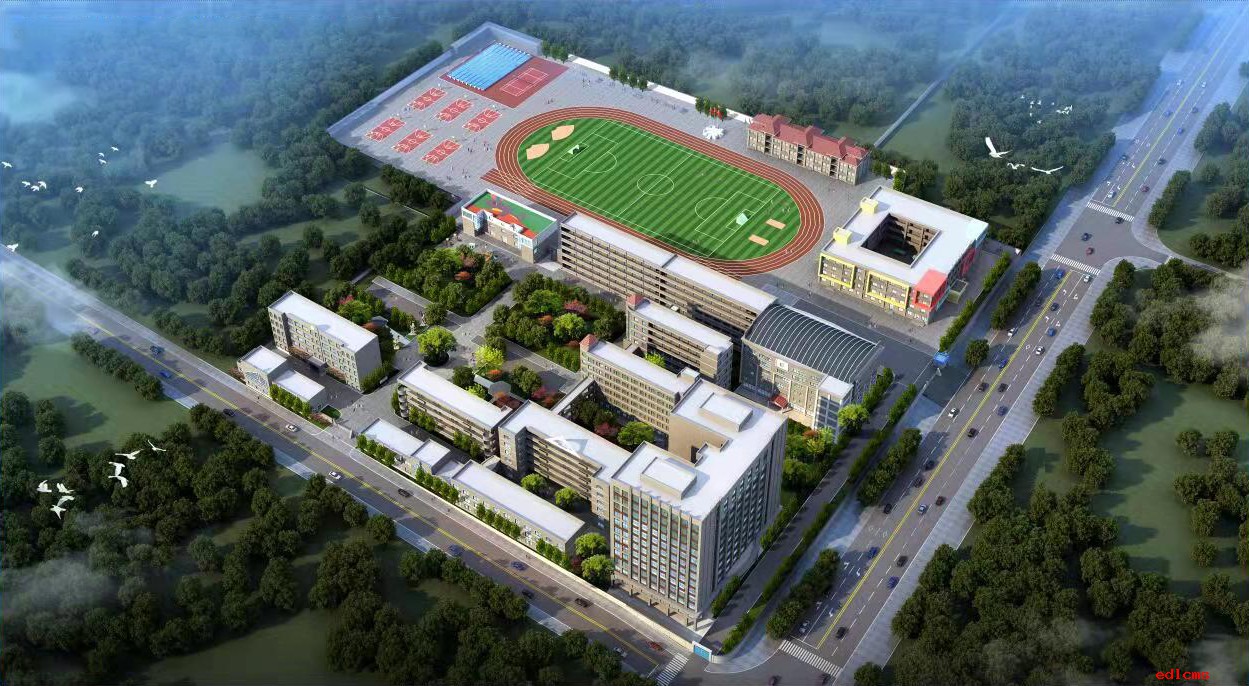 学校鸟瞰图